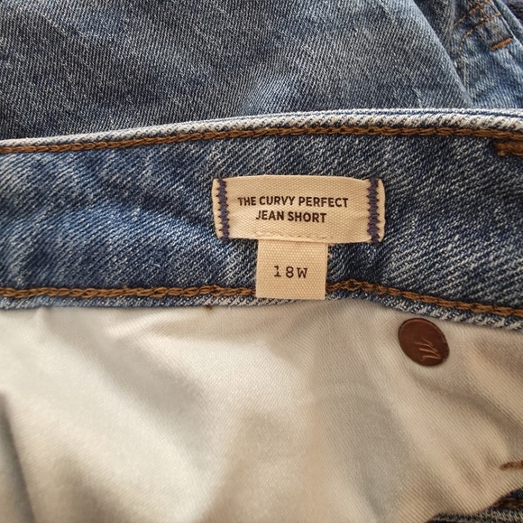 Madewell The Curvy Perfect Jean Shorts Size 18W - Picture 4 of 5